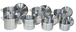 Stock Pot, 25 gal, SS, Clad